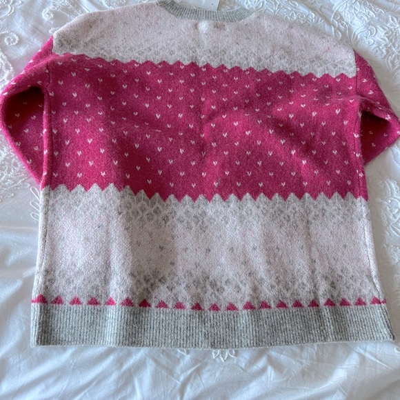 LOFT Crew neck snowflake sweater NWT - Picture 4 of 6